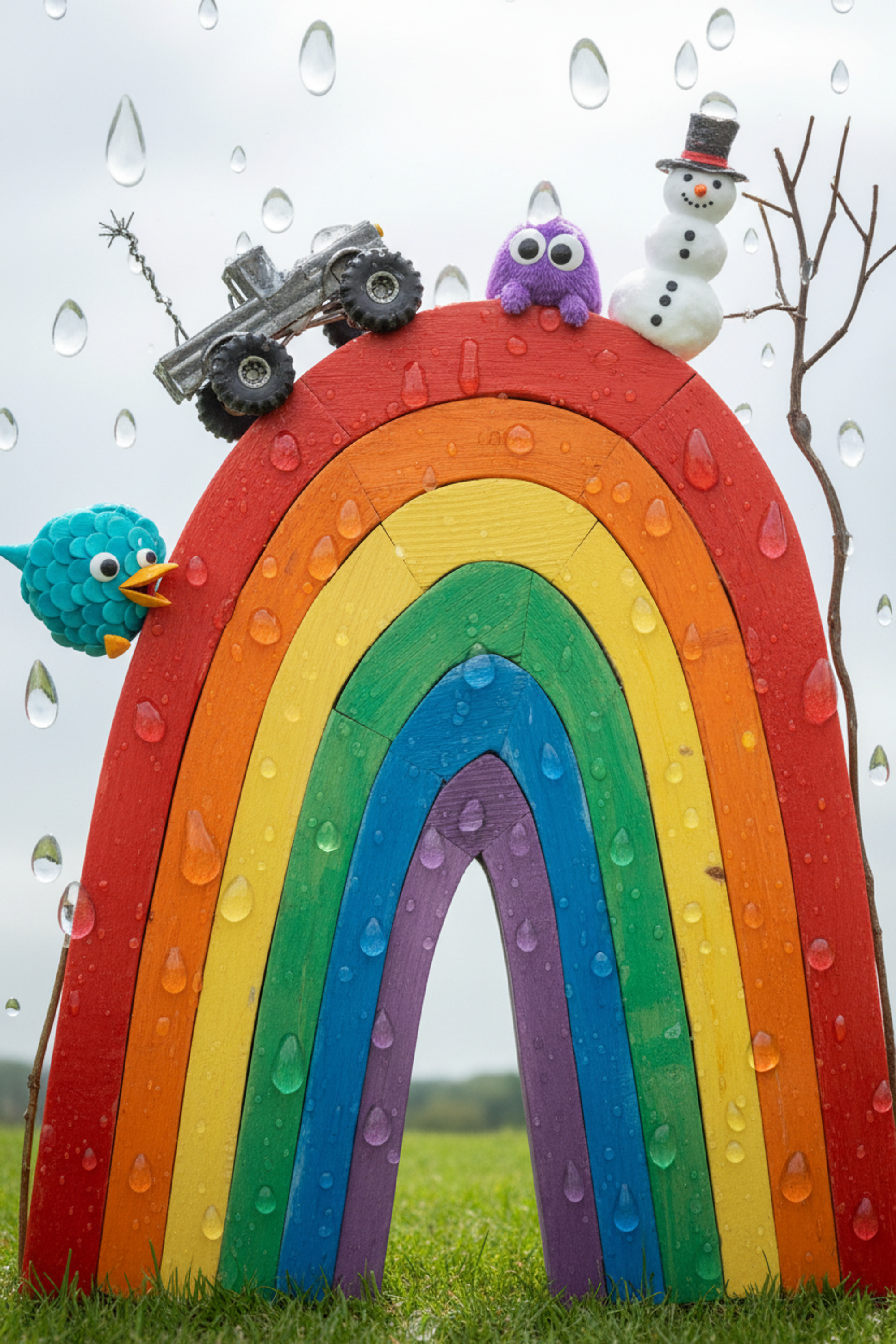 AI transformed rainbow